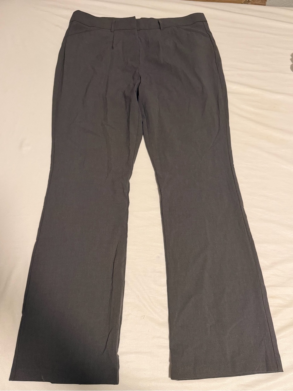 Fashion Nova Women's Tasha Dressy High Rise Pants in Charcoal